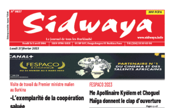 Une Sidwaya du 27-02-2023