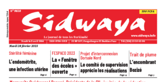 Une Sidwaya du 28-02-2023