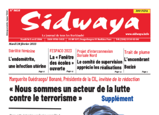 Une Sidwaya du 28-02-2023