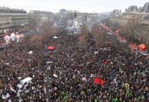 France : Plus d’un million de personnes manifestent dans la rue contre des réformes gouvernementales