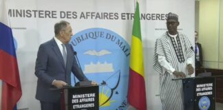 Mali – Russie : Bamako et Moscou affichent une convergence de vue à la faveur de la présence du ministre russe Serguei Lavrov au bord du Djoliba