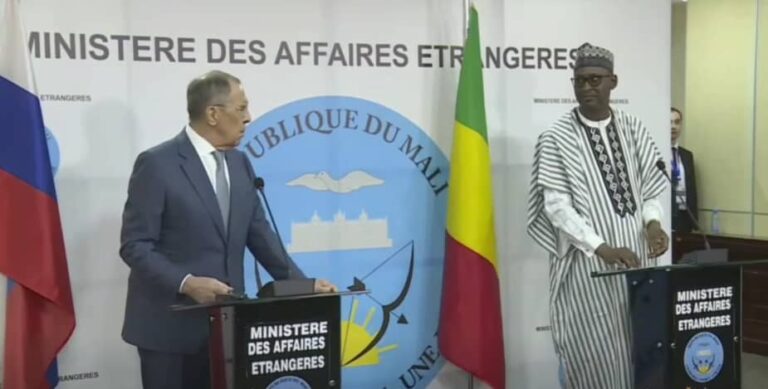 Mali – Russie : Bamako et Moscou affichent une convergence de vue à la faveur de la présence du ministre russe Serguei Lavrov au bord du Djoliba
