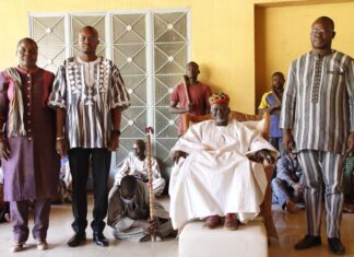 28e édition du FESPACO: Le Moogho Naaba Baongo bénit le Comité national d’organisation(CNO)