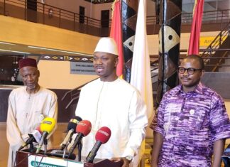 Commémoration de l’an I du CNT en République de Guinée : Le président de l’ALT Ousmane Bougouma à Conakry