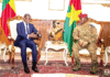 Présidence du Faso : le président Talon du Bénin en visite de travail
