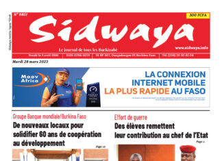 Une sidwaya du 28-03-2023