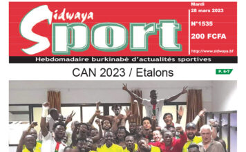 Une Sidwaya Sport du 28-03-2023