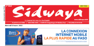 Une Sidwaya du 15-03-2023