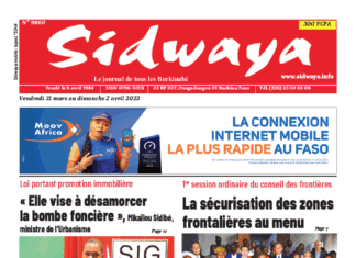 Une Sidwaya du 31-03 au 02-04-2023