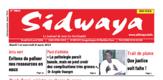 Une Sidwaya du 07 et 08-03-2023