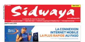 Une Sidwaya du 09-03-2023