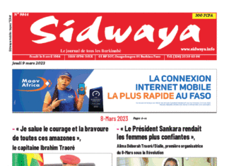 Une Sidwaya du 09-03-2023