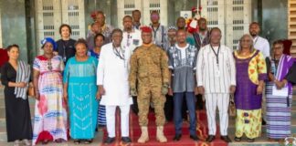 FESPACO 2023 : des cinéastes reçus par le président de la Transition