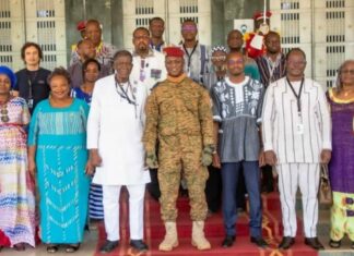 FESPACO 2023 : des cinéastes reçus par le président de la Transition