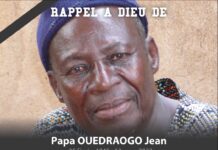 Nécrologie : Papa Jean Ouédraogo a tiré sa révérence, l’enterrement est prévu à Saponé le jeudi 16 mars 2023.
