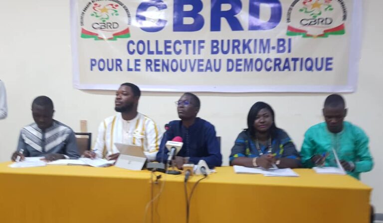 Situation sécuritaire : Le Collectif Burkim-Bi pour le Renouveau Démocratique soutient la Transition