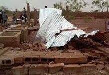 Boulgou : une tornade fait plusieurs blessés et des dégâts