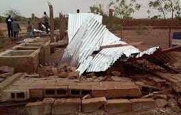 Boulgou : une tornade fait plusieurs blessés et des dégâts