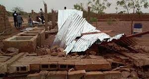 Boulgou : une tornade fait plusieurs blessés et des dégâts