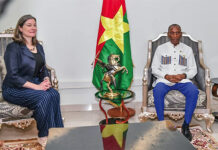 Coopération bilatérale Burkina Faso-Royaume-Uni : l’ambassadeur Katharine Ransome chez le Premier ministre