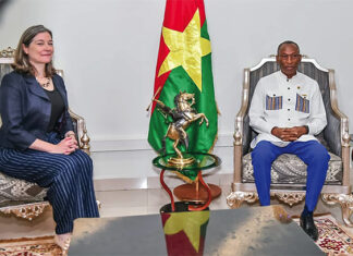 Coopération bilatérale Burkina Faso-Royaume-Uni : l’ambassadeur Katharine Ransome chez le Premier ministre