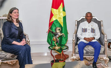 Coopération bilatérale Burkina Faso-Royaume-Uni : l’ambassadeur Katharine Ransome chez le Premier ministre