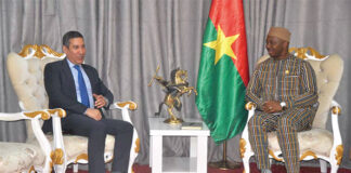Coopération Burkina – Maroc : l’ambassadeur Youssef Slaoui chez le président de l’ALT