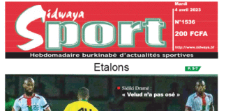 Une Sidwaya Sport du 04-04-2023