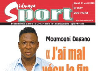 Une Sidwaya Sport du 11-04-2023