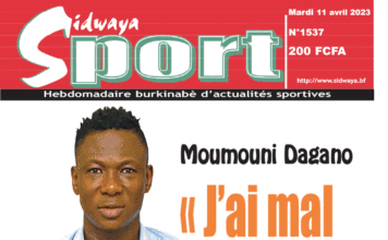 Une Sidwaya Sport du 11-04-2023