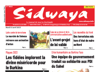 Une Sidwaya du 11-04-2023