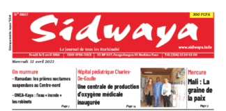 Une Sidwaya du 12-04-2023