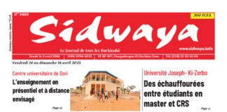 Une du 14-04-2023