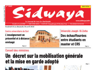 Une du 14-04-2023