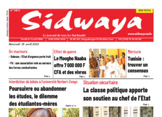 Une du 19-04-2023