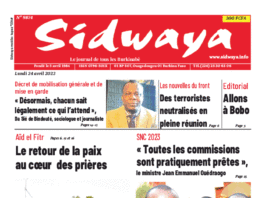 Une Sidwaya du 24-04-2023