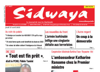 Une du 27-04-2023