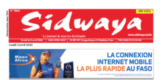 Une Sidwaya du 03-04-2023