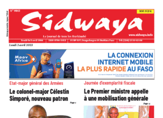 Une Sidwaya du 03-04-2023