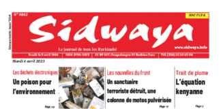 Une Sidwaya du 04-04-2023