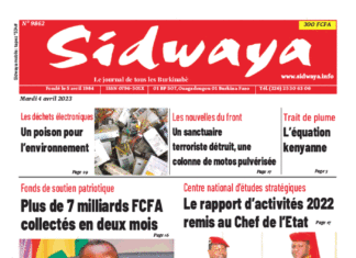 Une Sidwaya du 04-04-2023
