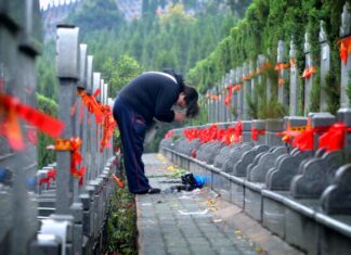 Chine : Célébration du Qingming, pour honorer les ancêtres