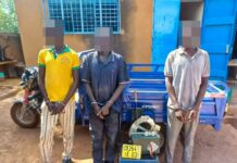 Lutte contre l’insécurité : la Police nationale met aux arrêts un réseau de présumés braqueurs à Boussé