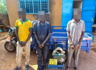 Lutte contre l’insécurité : la Police nationale met aux arrêts un réseau de présumés braqueurs à Boussé