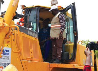 Mobilité urbaine à Ouagadougou : les travaux de bitumage des voiries dans quatre arrondissements lancés