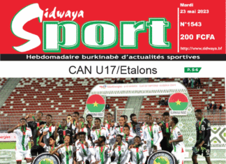Une Sidwaya Sport du 23-05-2023