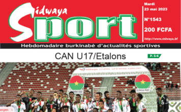 Une Sidwaya Sport du 23-05-2023