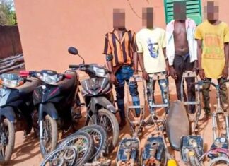 Ouagadougou : La police nationale interpelle un gang à Saaba.