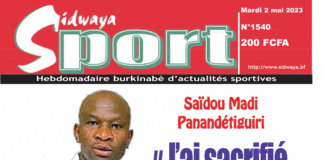 Une Sidwaya Sport du 02-05-2023
