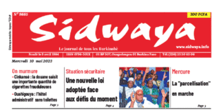 Une Sidwaya du 10-05-2023